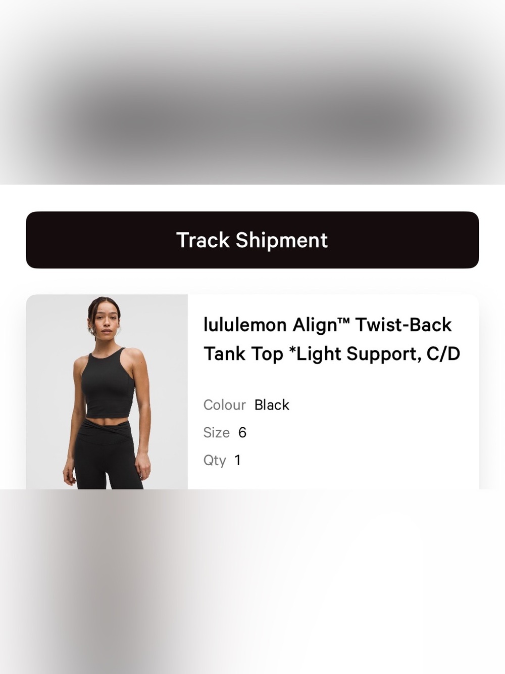 Lululemon Align twist back tank top